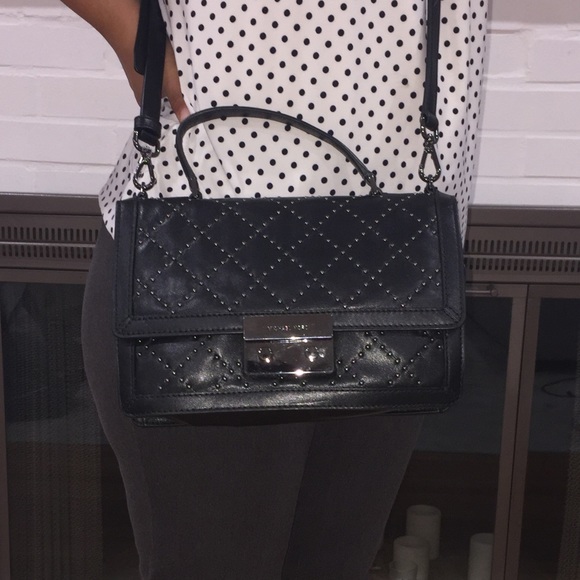 MICHAEL KORS MICROSTUD CALLIE CROSSBODY